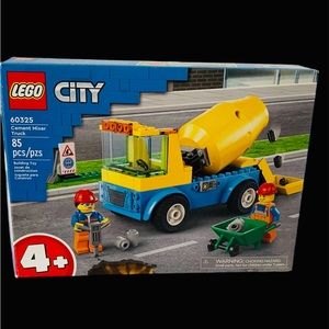 Lego City Cement Mixer Truck Ages 4+